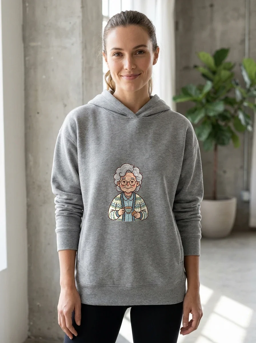 Turn My Grandma Into a Cute, Worn, Athletic Heather