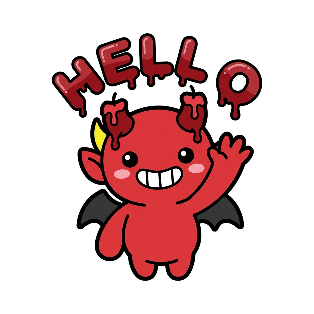Artwork generated from 'Hell O hoodie'