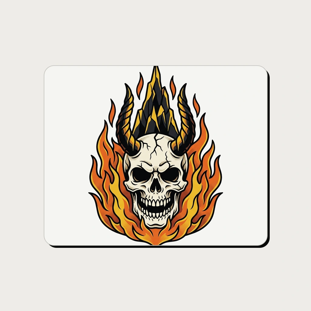 Hell Mousepad, Product, Black