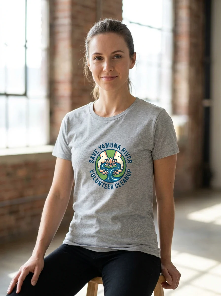 Save Yamuna River Volunteer Cleanup Campaign, Worn, Ash