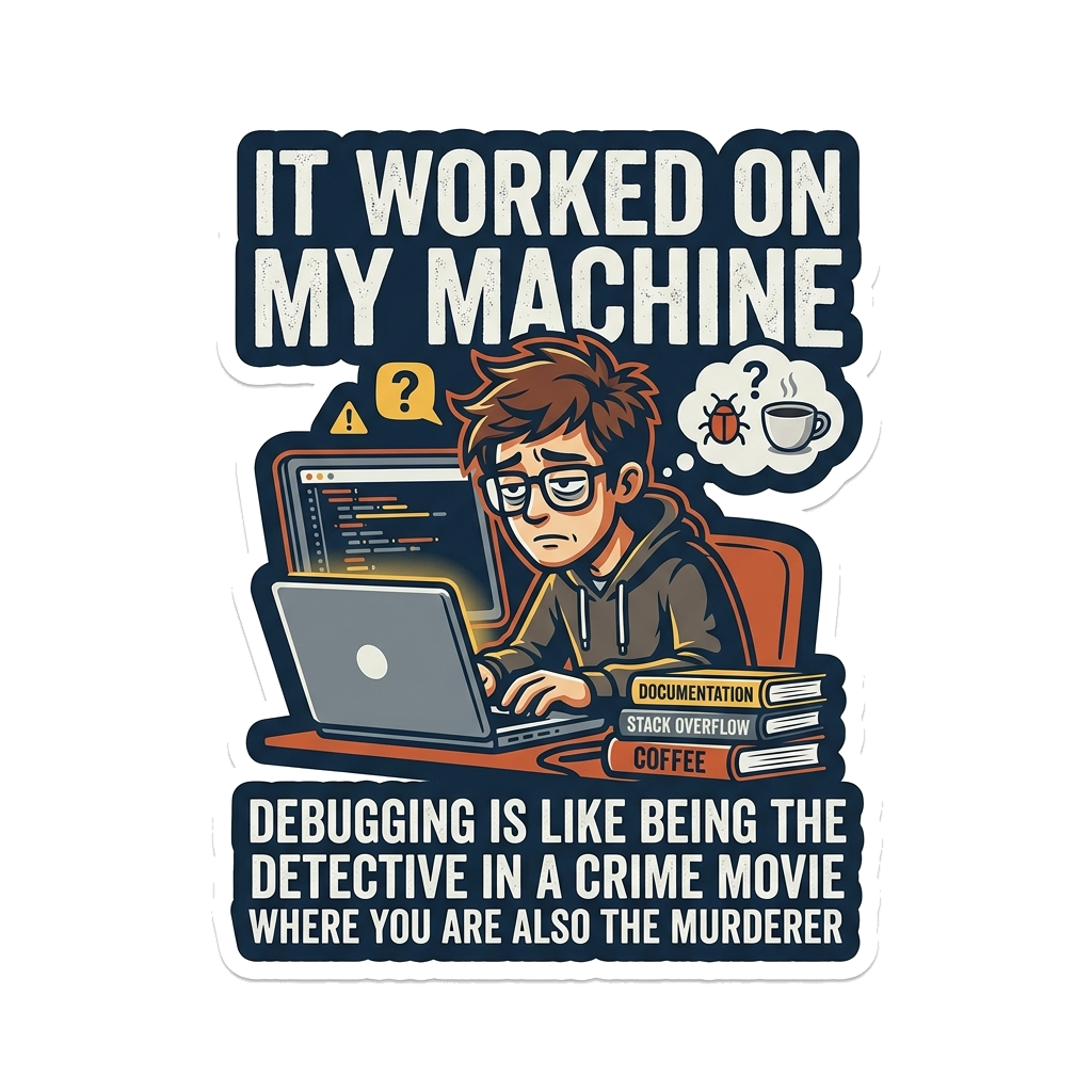 Artwork generated from 'developer meme hoodie'