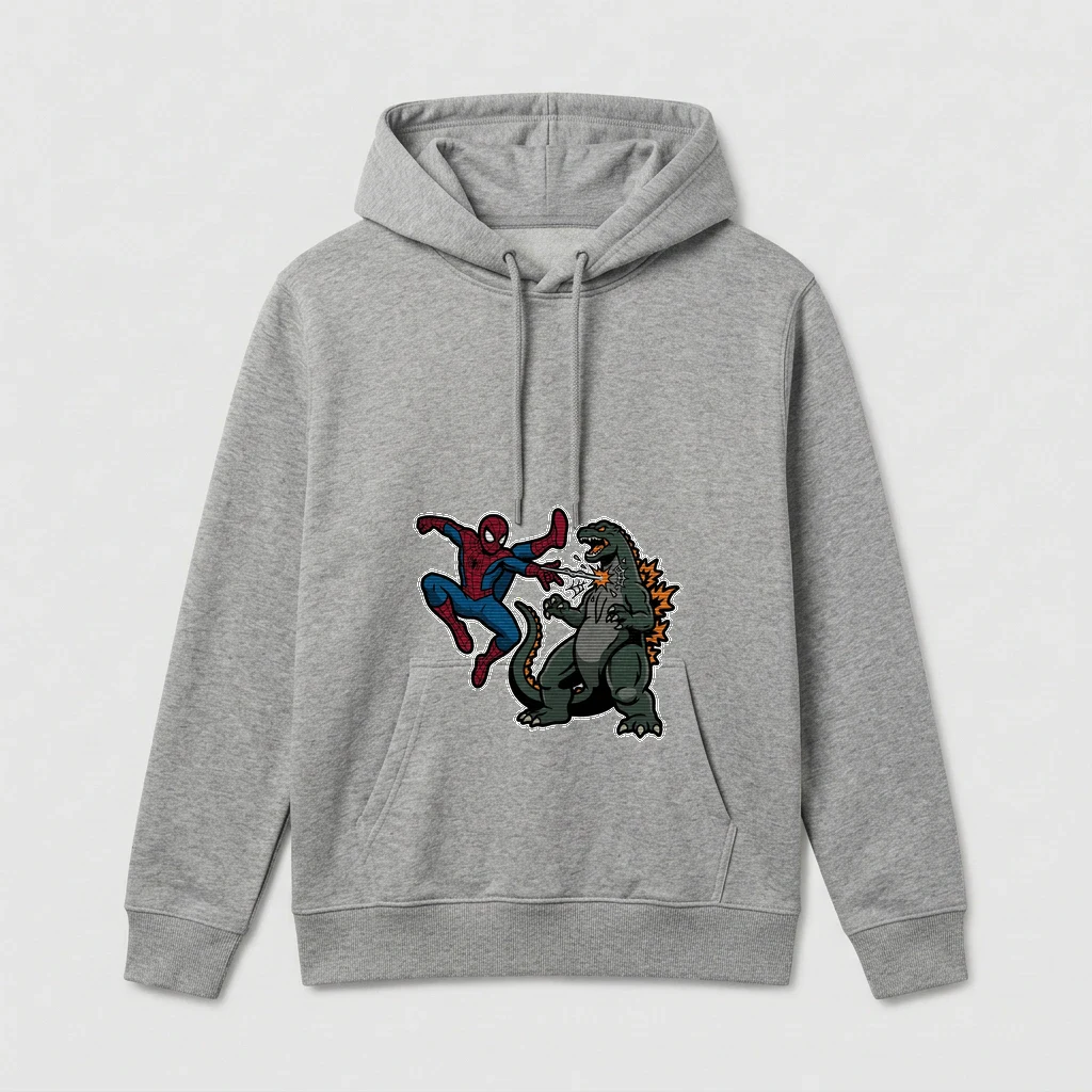P Masked Web Slinging Hero, Product, Athletic Heather