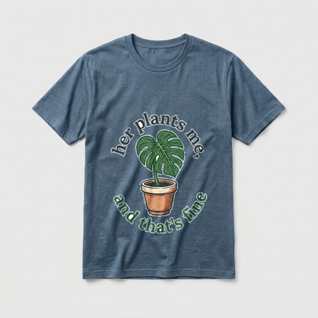 Her Plants > Me, and That's, Product, Heather Prism Dusty Blue