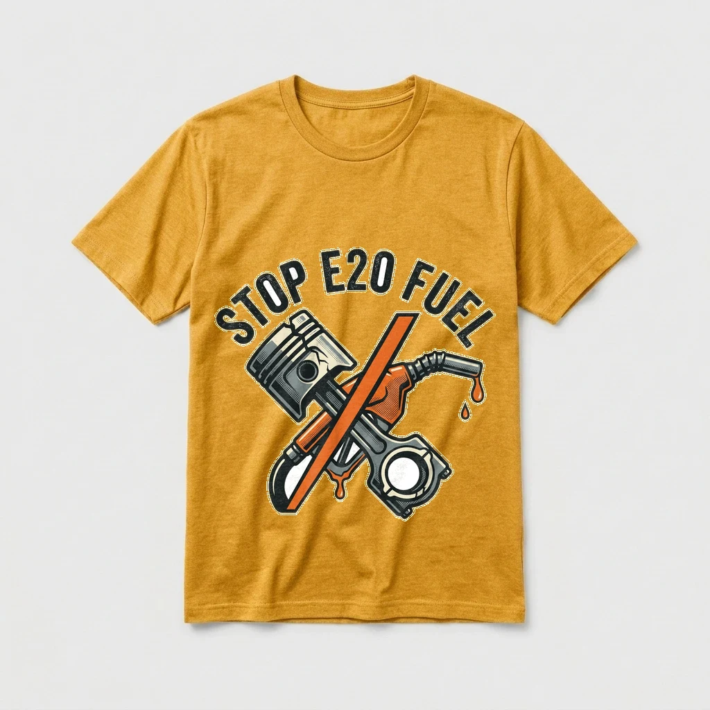 Am Protesting Against E20 Fuel Policy, Product, Heather Yellow Gold