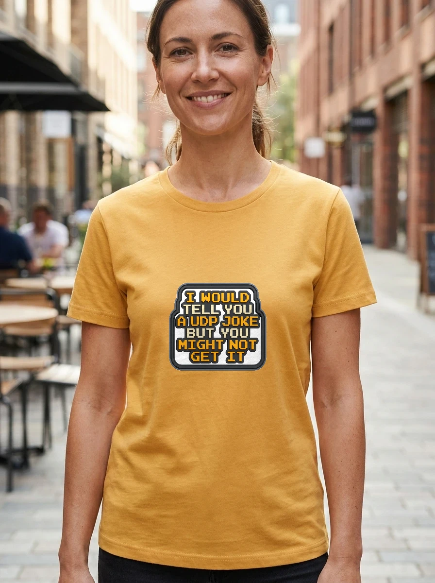 Tee That Says "i Would Tell, Worn, Yellow