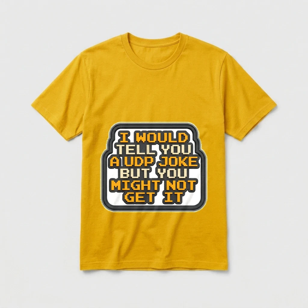 Tee That Says "i Would Tell, Product, Yellow