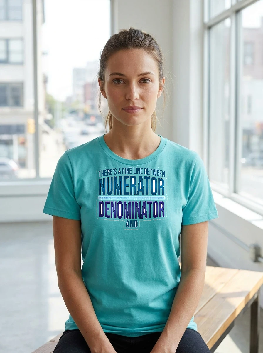 Tee That Says "there's a Fine, Worn, Turquoise