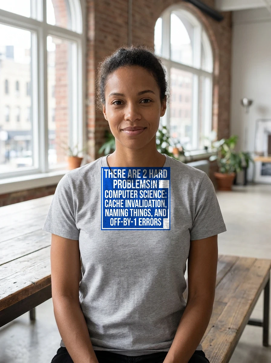 Tee That Says "there Are 2, Worn, Ash