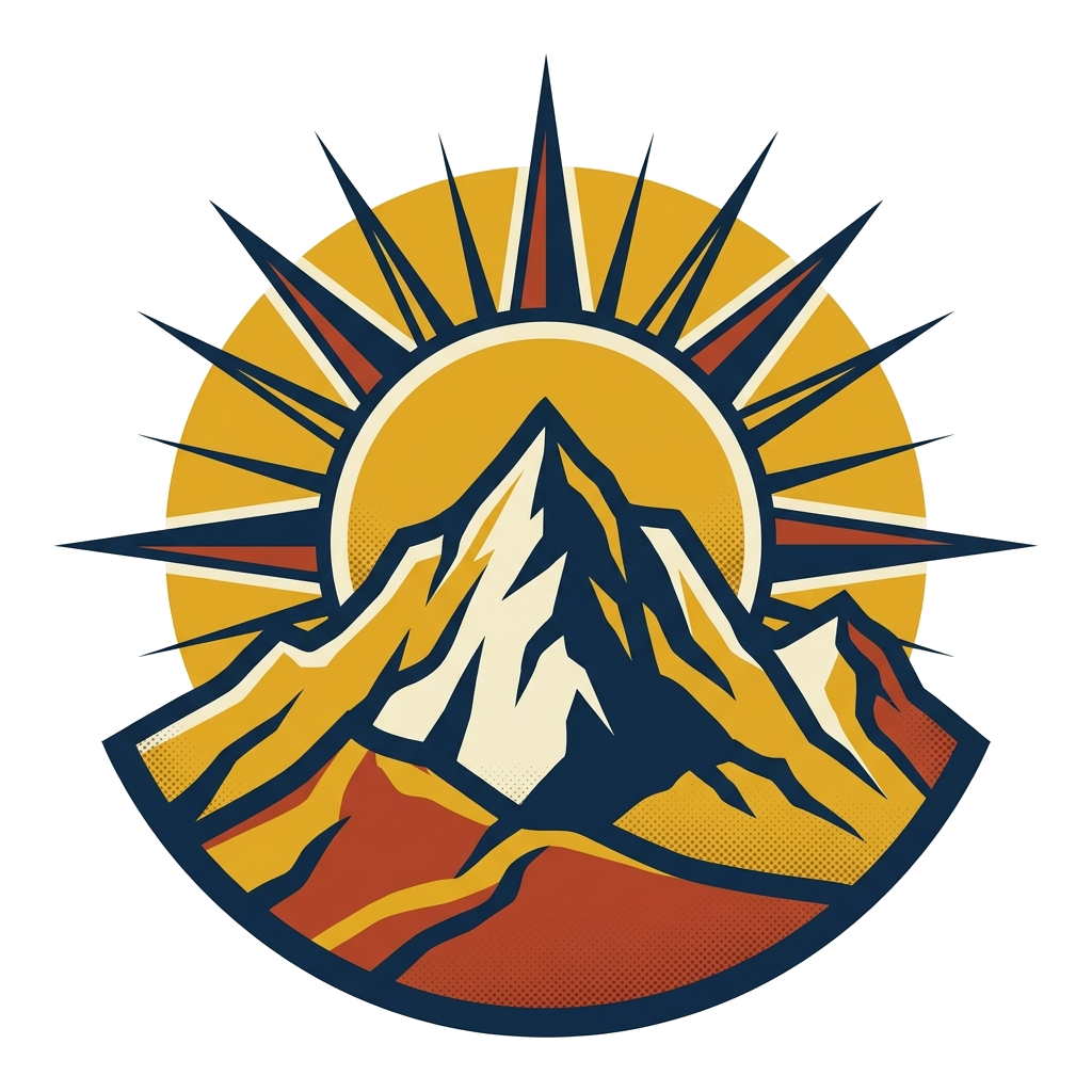 Artwork generated from 'mountain sunrise adventure'