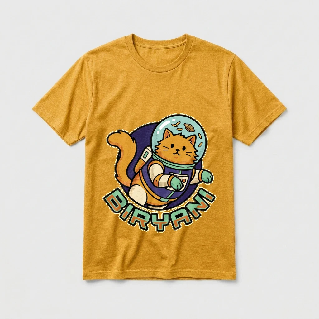 Cat Named Biryani, Astronaut, Product, Heather Yellow Gold