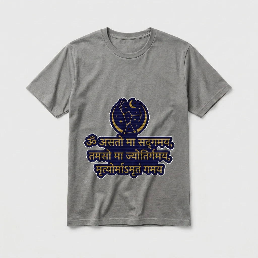 Sanskrit Shlok with Celestial Sign, Product, Ash