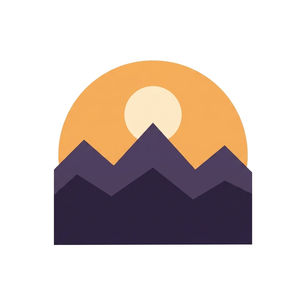 Artwork generated from 'dusk mountain ridges canvas'