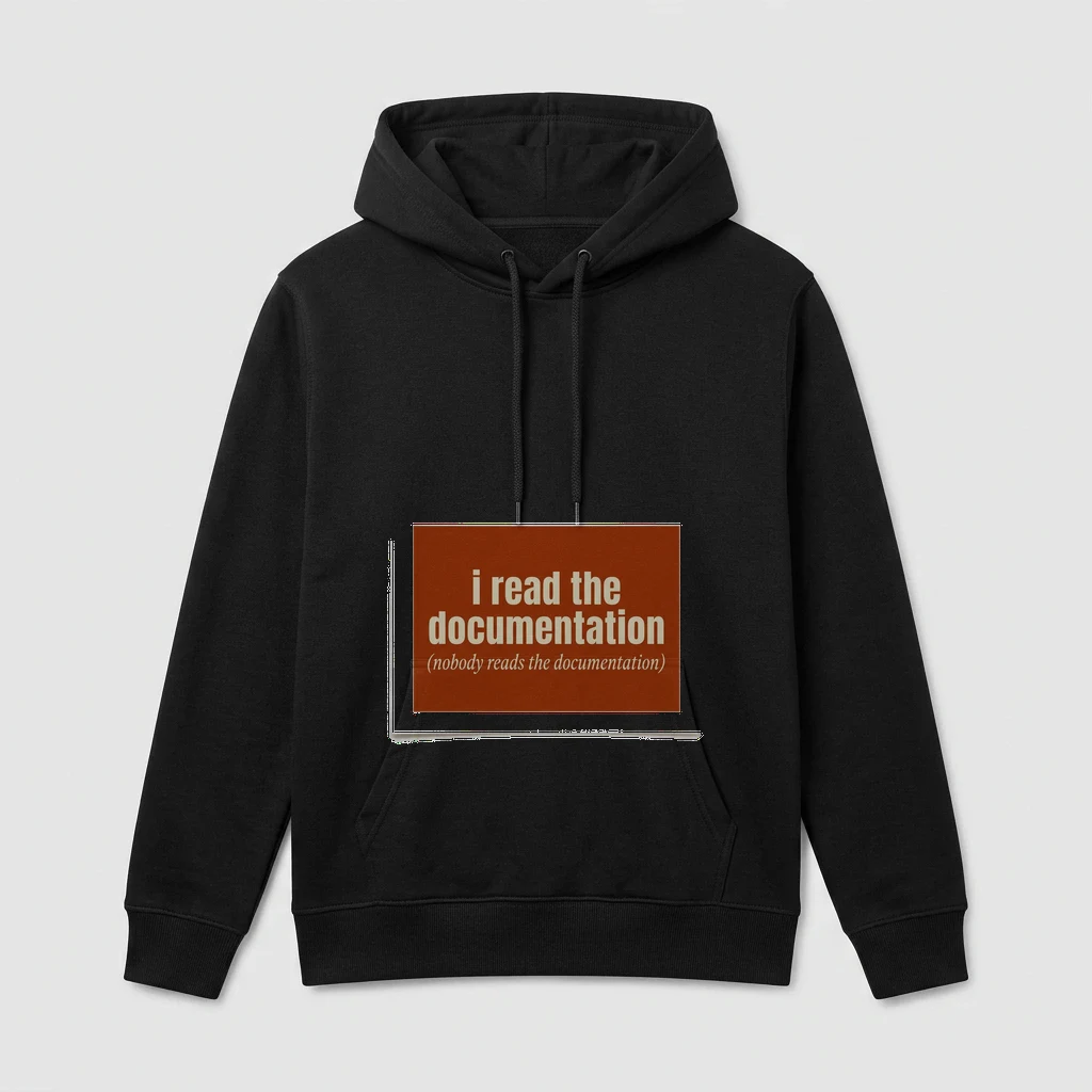 Hoodie That Says "i Read, Product, Black