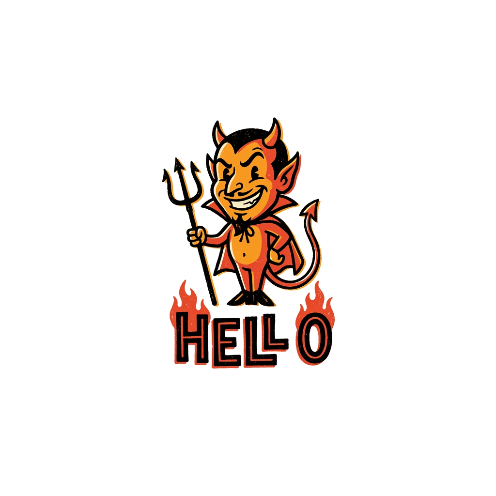 Artwork generated from 'Hell O hoodie'