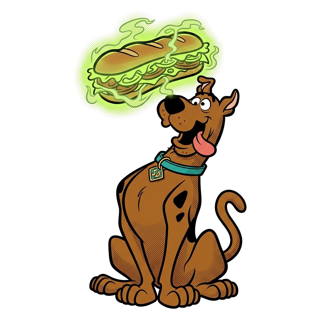 Artwork generated from 'scooby doo tshirt'