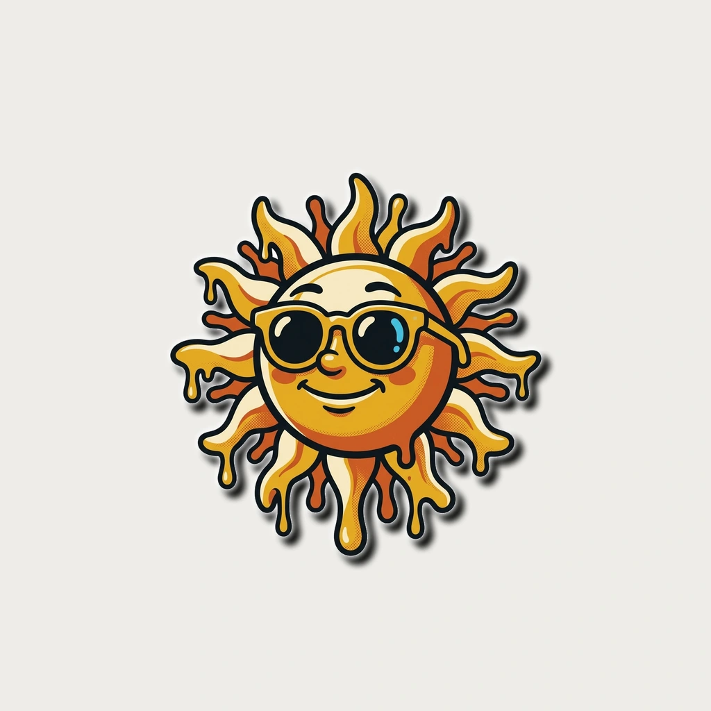 Custom Sticker, Product, White