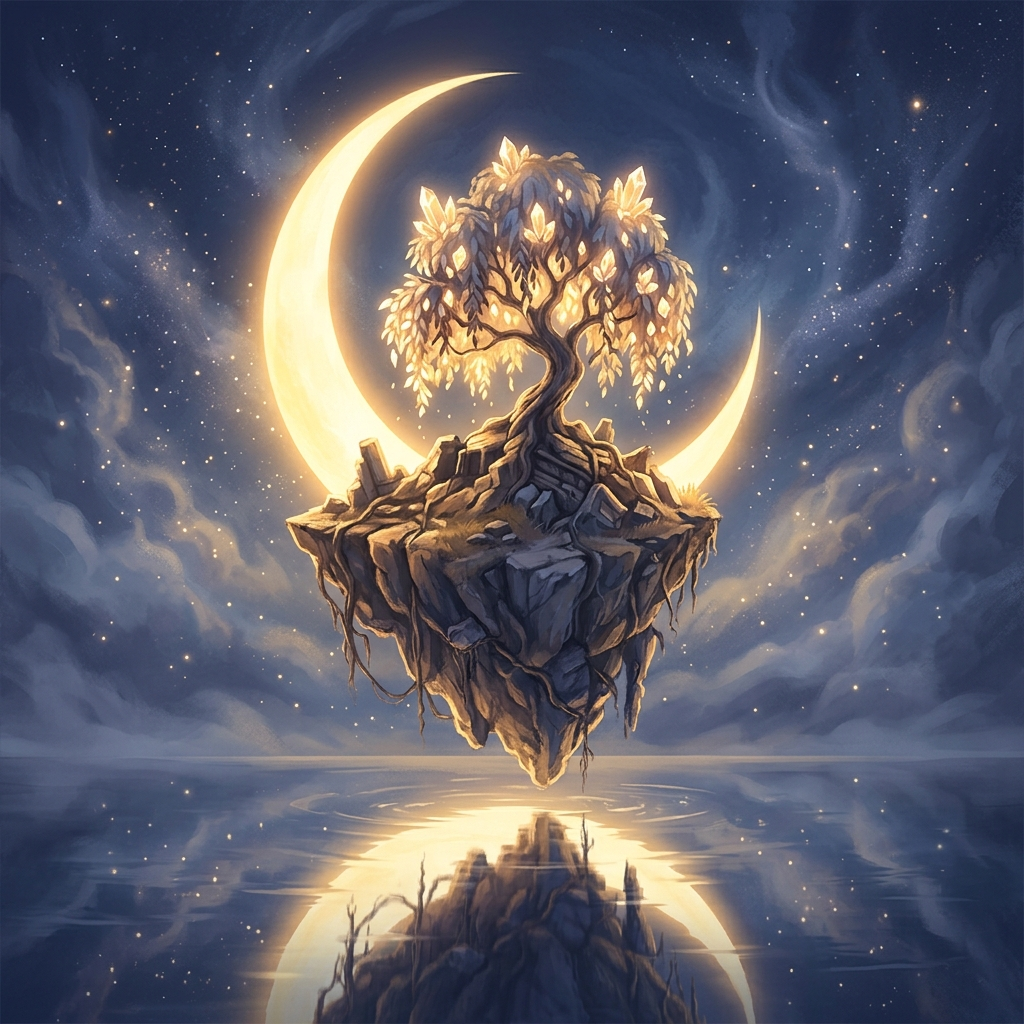 Artwork generated from 'dream landscape poster'