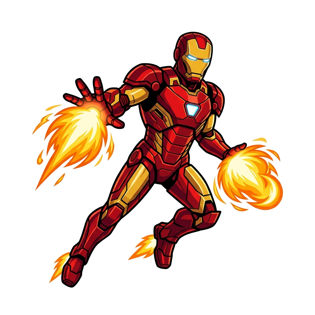 Artwork generated from 'mugs of Ironman'