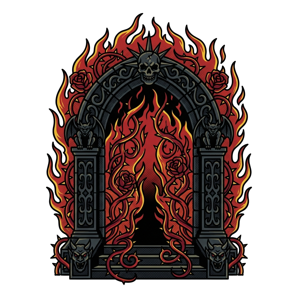 Artwork generated from 'hell'