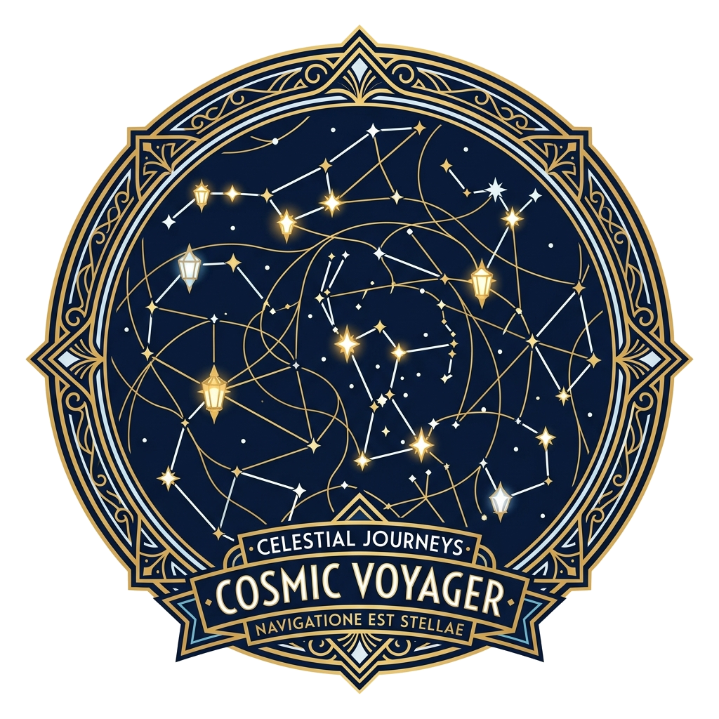 Artwork generated from 'constellation star map, gold lines tank top'