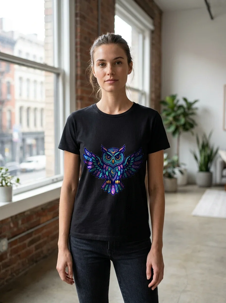 Cosmic Owl Tshirt