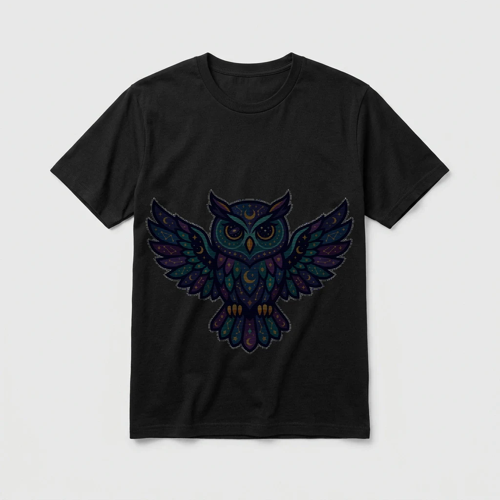 Cosmic Owl Tshirt