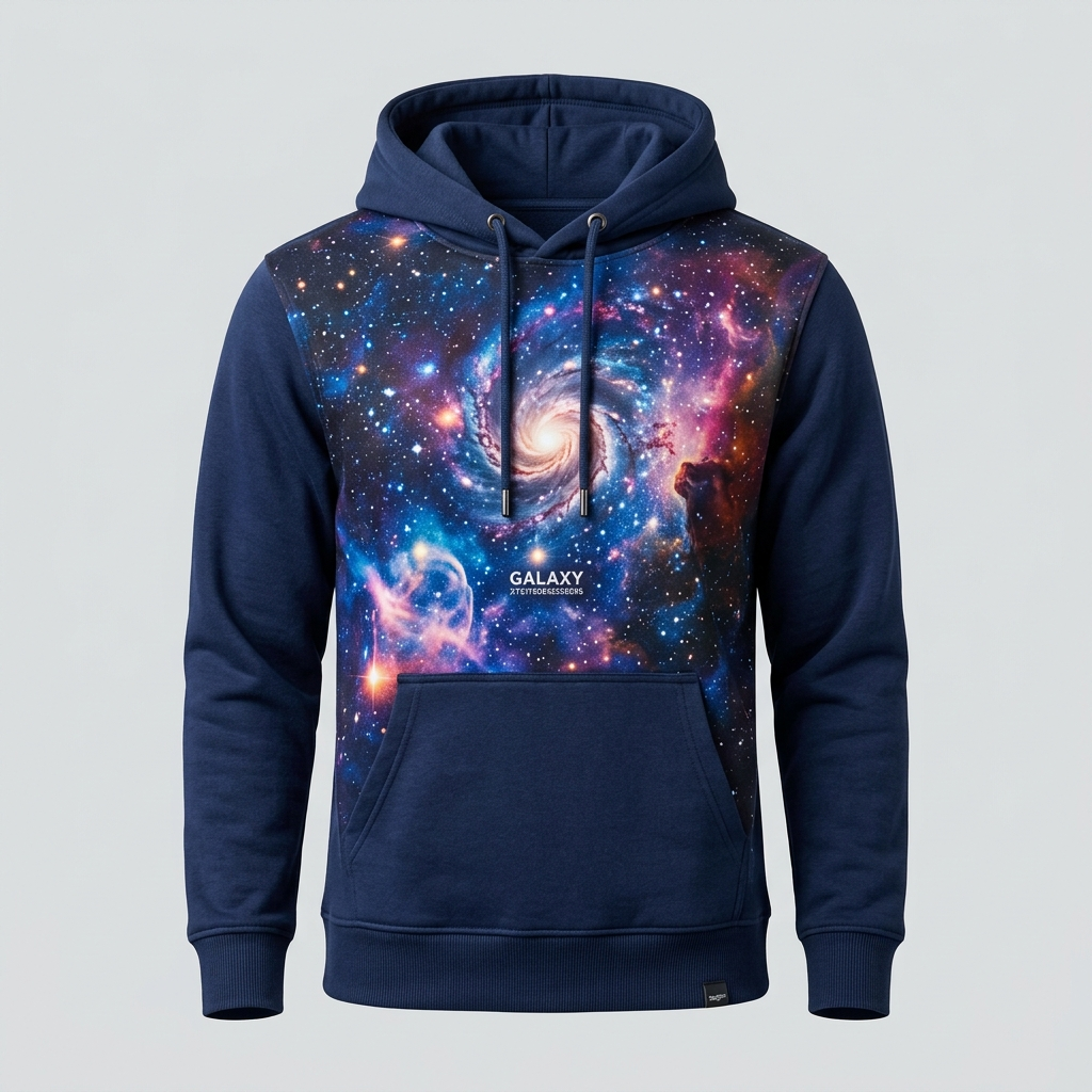 Galaxy Print Hoodie — artwork