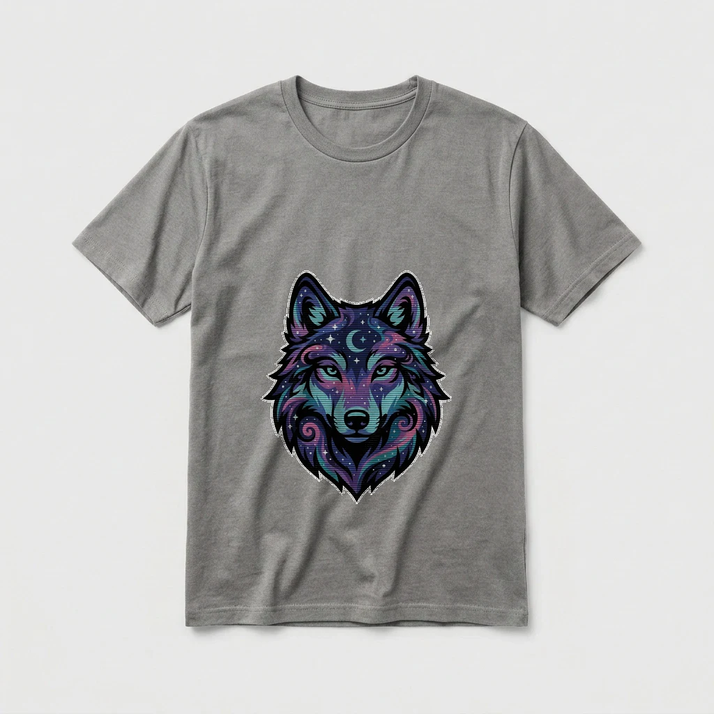 Galaxy Wolf Tee