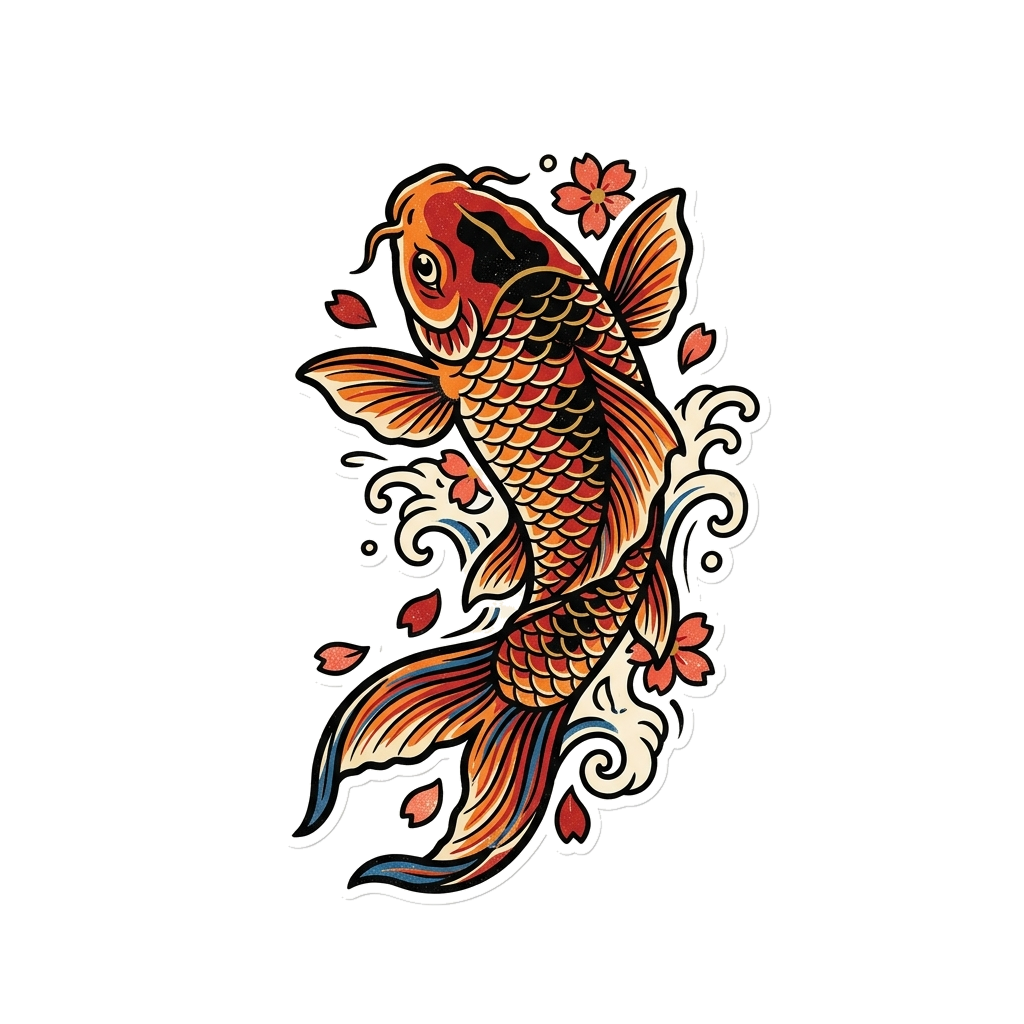Koi Hoodie — artwork