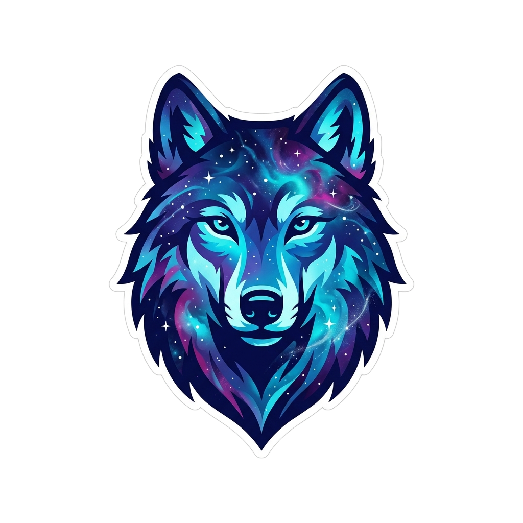 Galaxy Wolf Hoodie — artwork