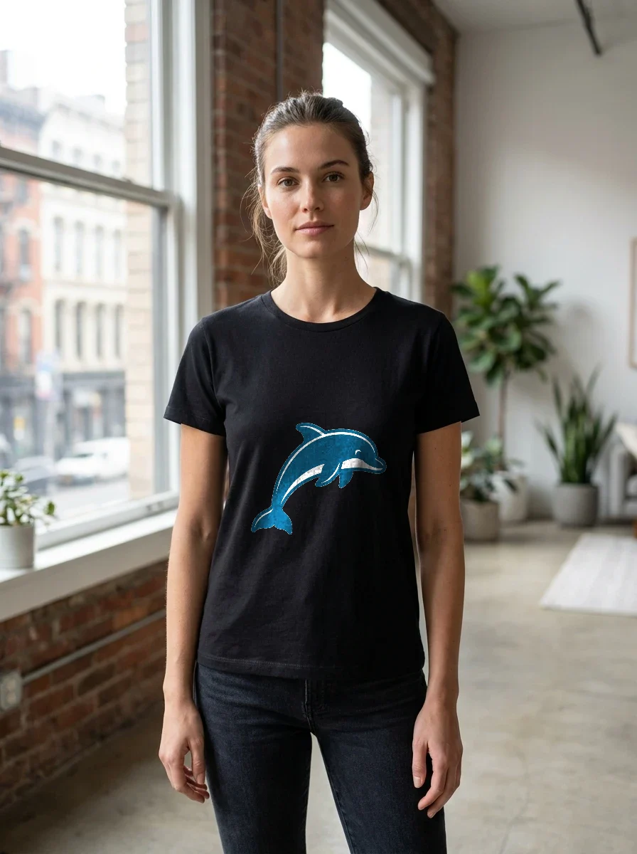 Yellow Dolphin T-shirt