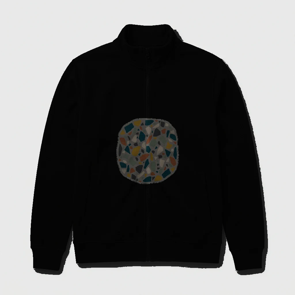 Abstract Terrazzo Speckle Pattern Jacket