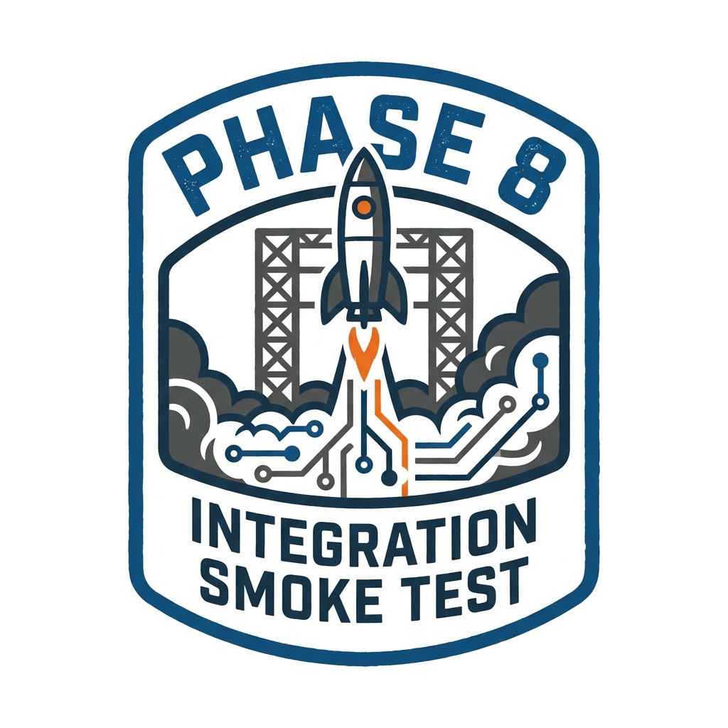 Phase8 Integration Smoke Test Hoodie — artwork