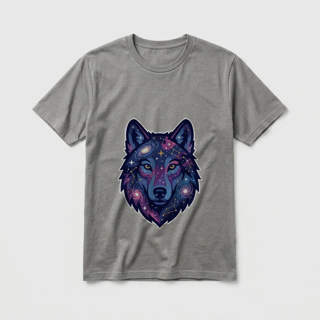 Galaxy Wolf Tee