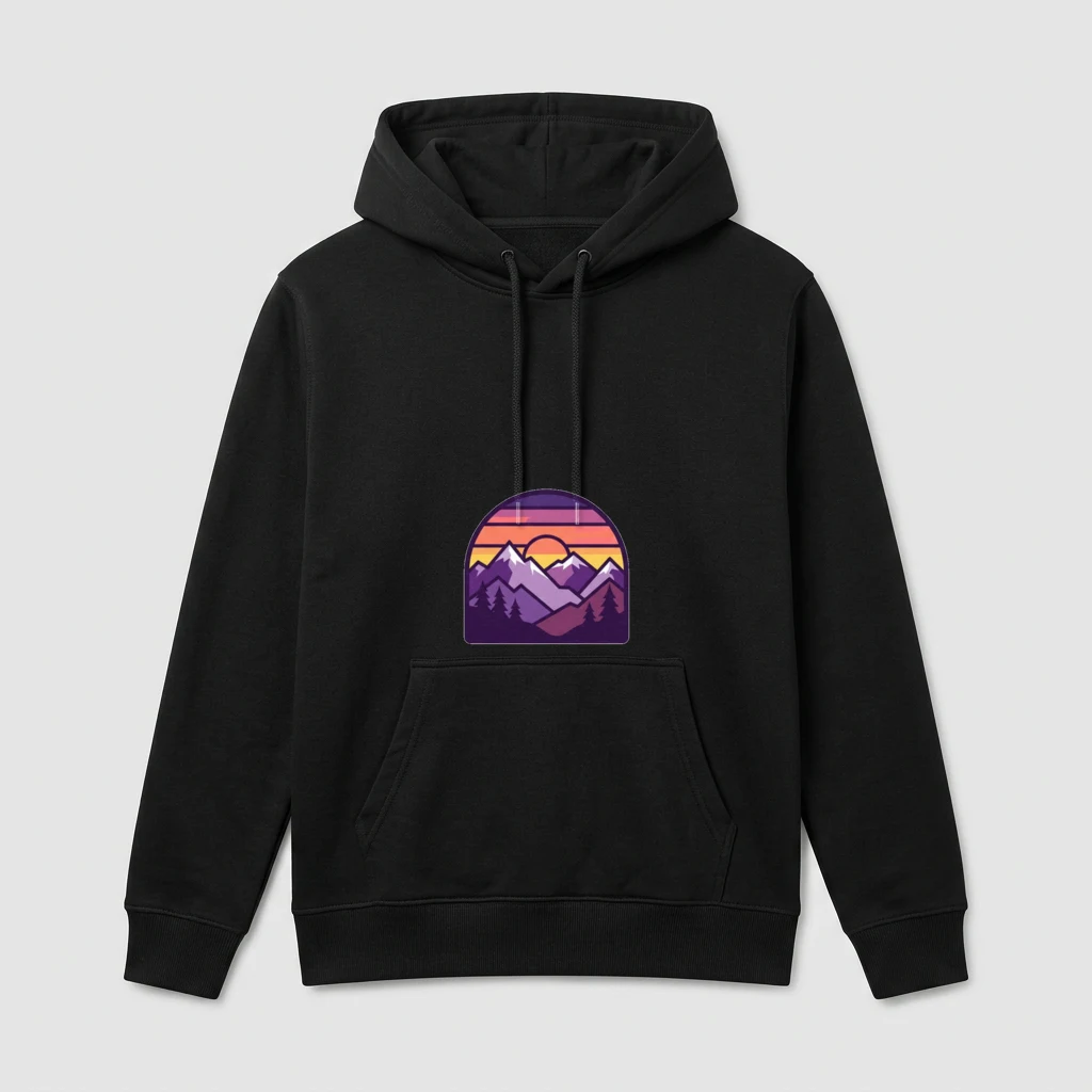 Purple Mountain Sunset Hoodie