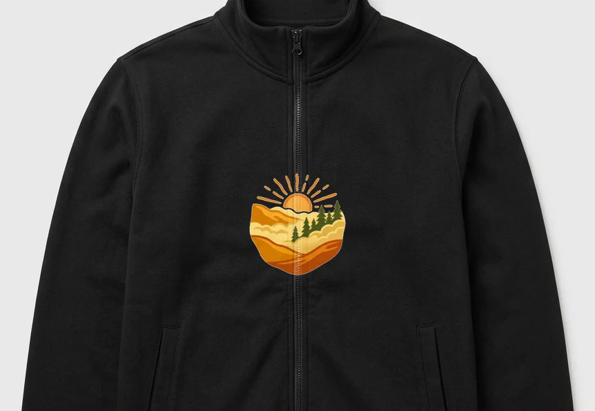Golden Hour Fog Jacket — artwork