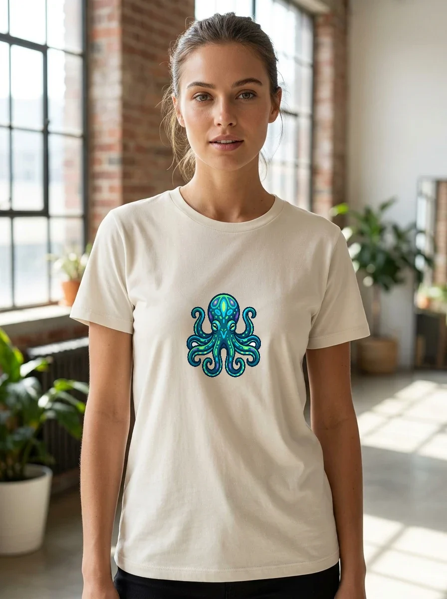 Bioluminescent Octopus Tshirt