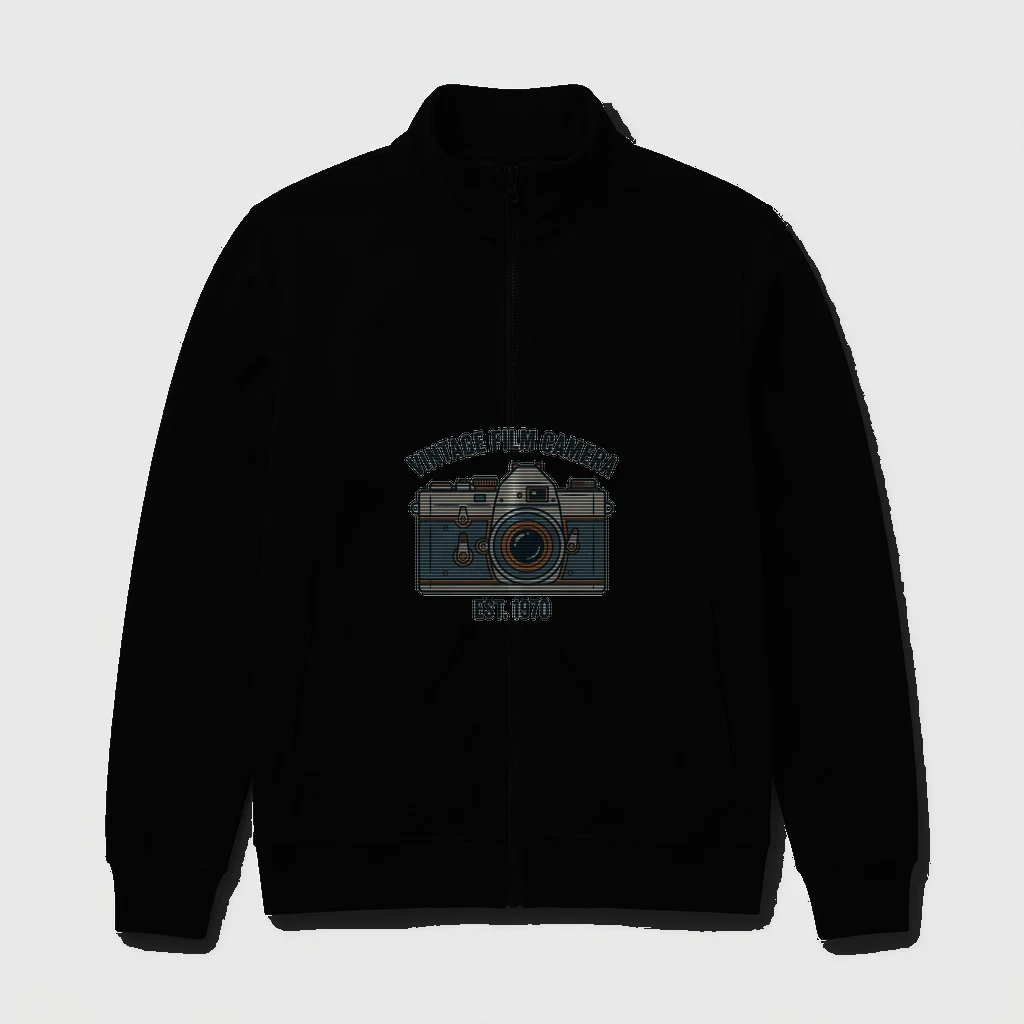 Vintage Film Camera Illustration Jacket