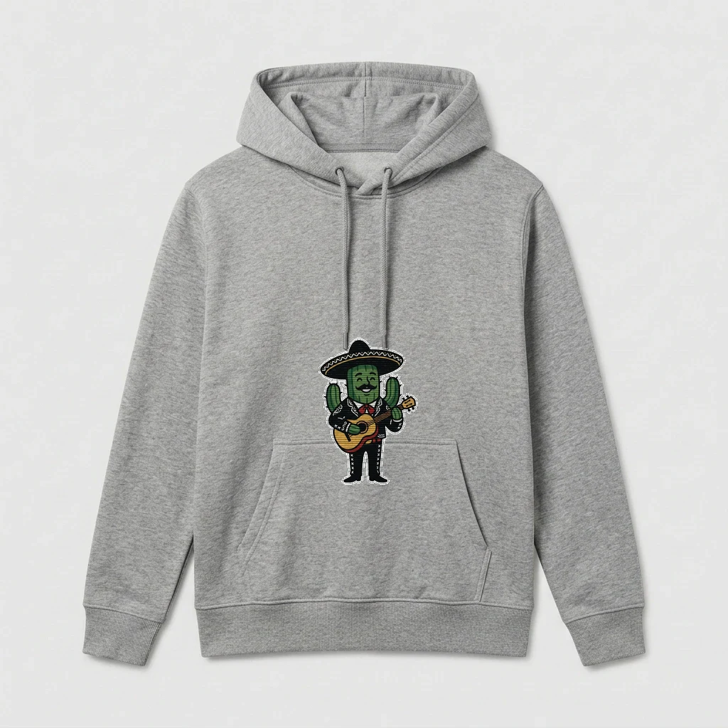 Neon Cactus Mariachi Hoodie