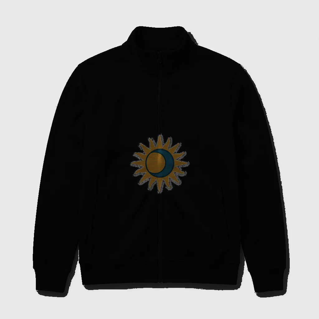 Minimalist Sun and Moon Duality Jacket