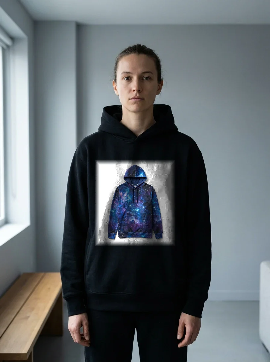 Galaxy Print Hoodie
