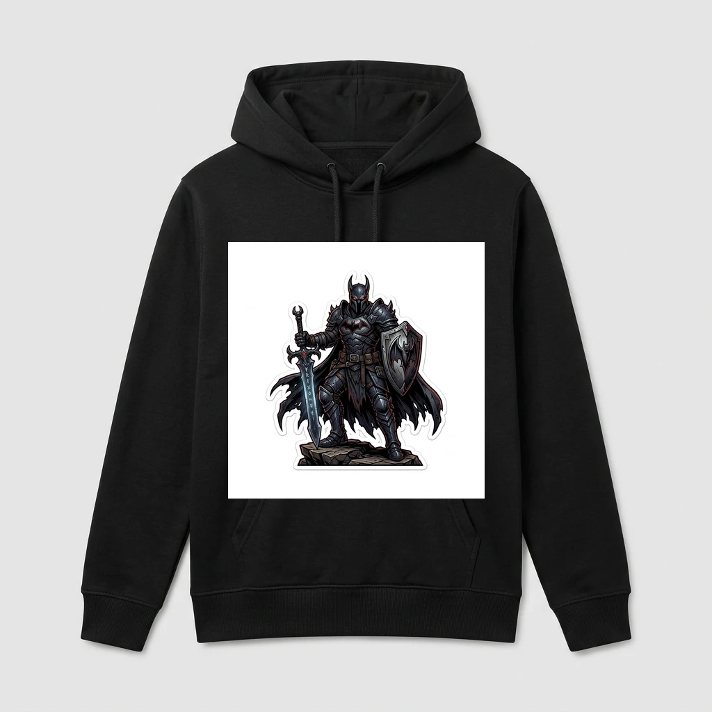 dark vigilante knight hoodie