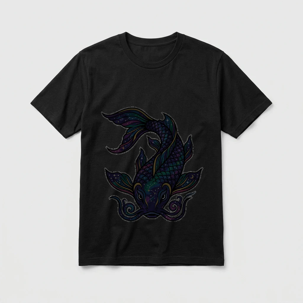 Galactic Koi Fish Tshirt