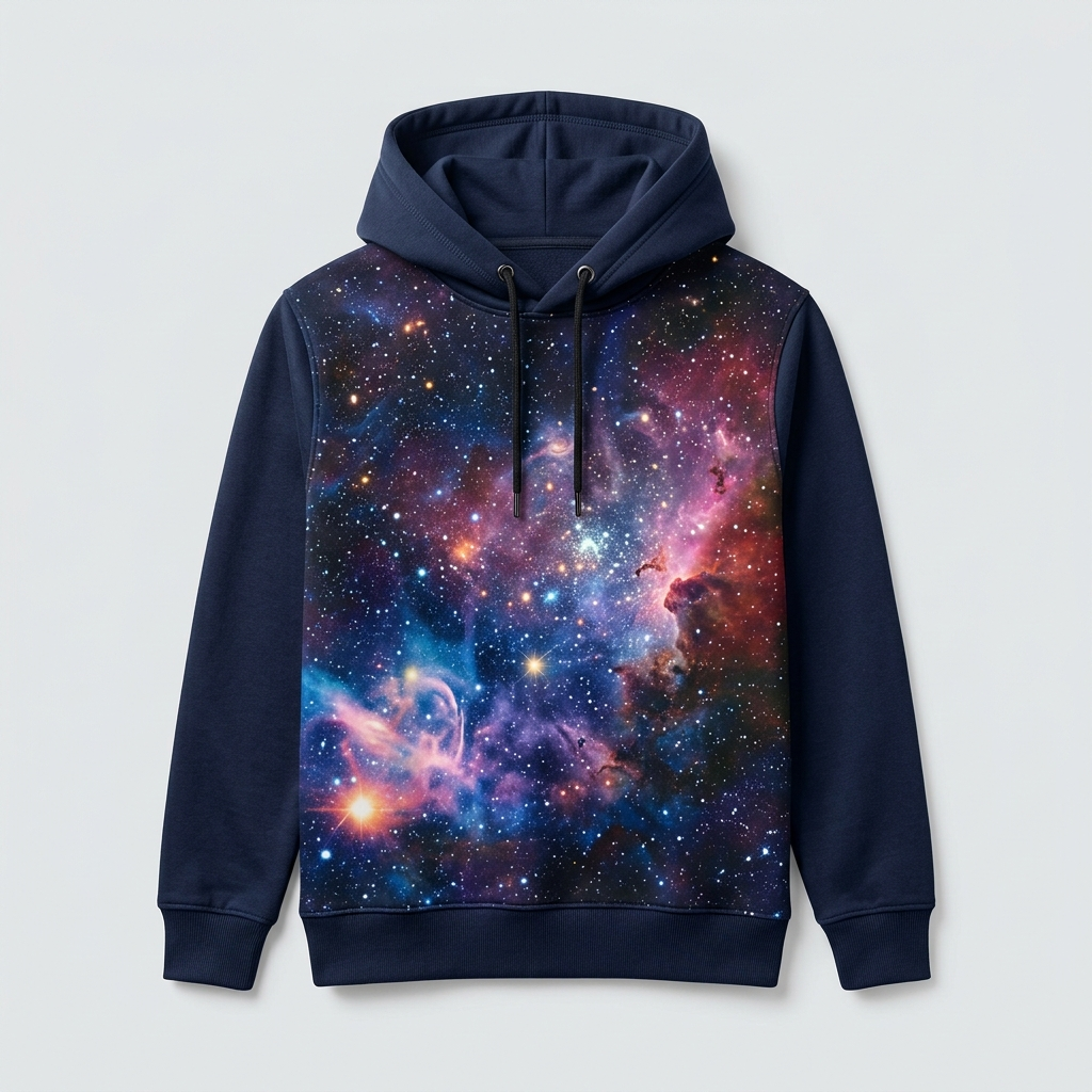 Galaxy Print Hoodie — artwork