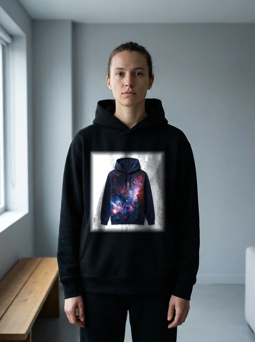 Galaxy Print Hoodie